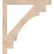Ekena Millwork Merced Block Smooth Bracket, Douglas Fir, 3 1/2"W x 40"D x 44"H BKT04X40X44MRC05SDF - alternate 2